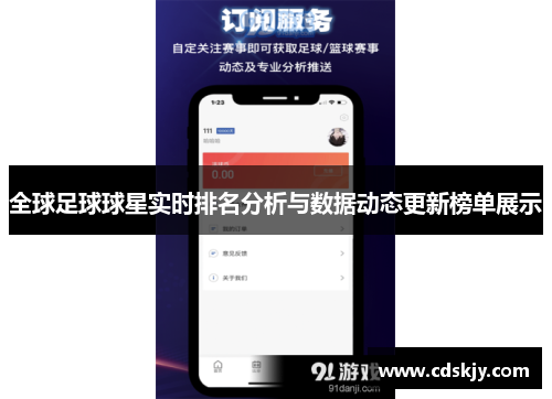 全球足球球星实时排名分析与数据动态更新榜单展示